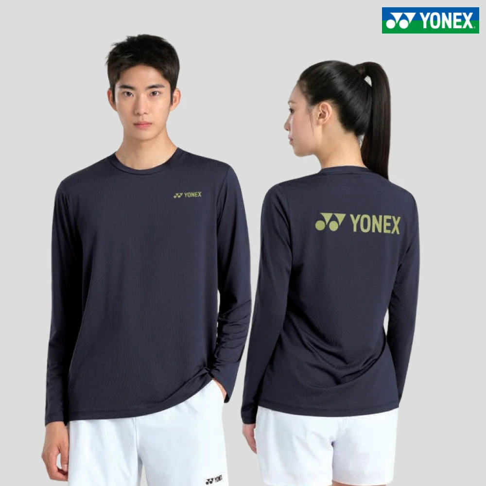 ✦PRO羽球✦韓國YONEX｜長袖訓練熱身衣 269TL001M 002F NV深藍色 //女版 男版