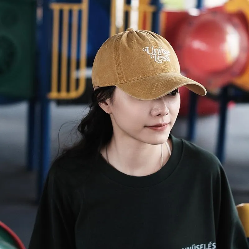 【 Unuseless 】BMLogo 水洗老帽 ( 芥末黃 )
