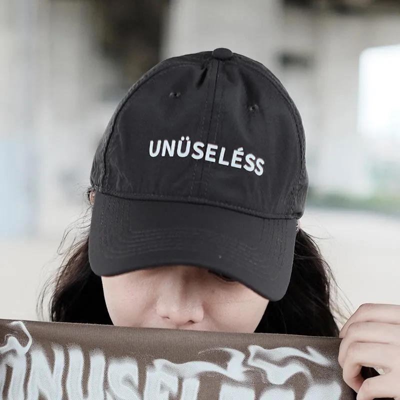 【 Unuseless 】NSTLogo 速乾機能老帽 ( 鐵灰 )