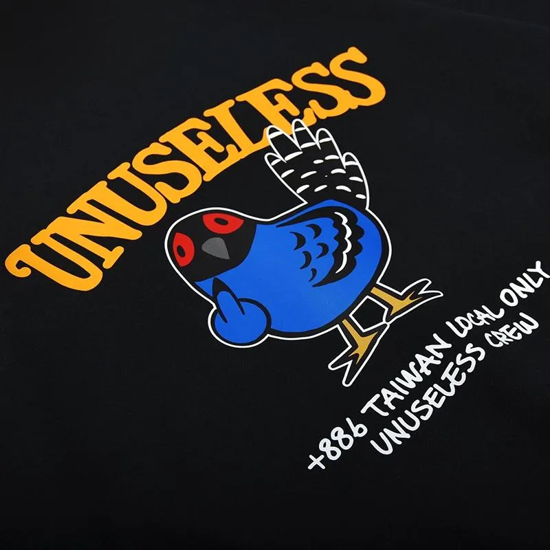 【 Unuseless 】台灣・特有種 帝雉 短T( 黑 )100%純棉