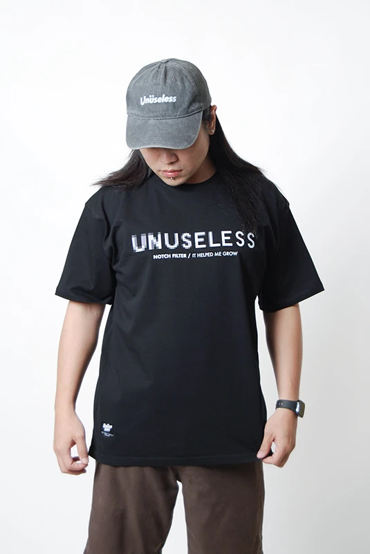 【 Unuseless 】CHANNEL N°17 短T ( 黑 )100%純棉