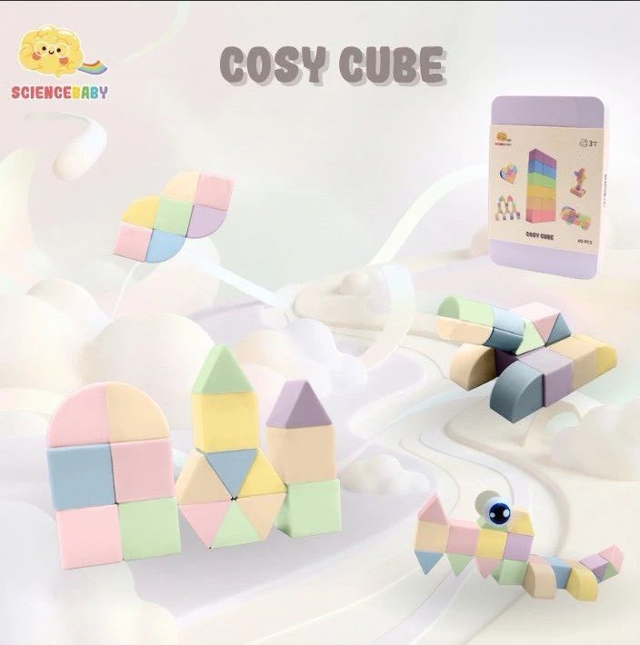 Science Baby棉花糖磁吸方塊40PCS