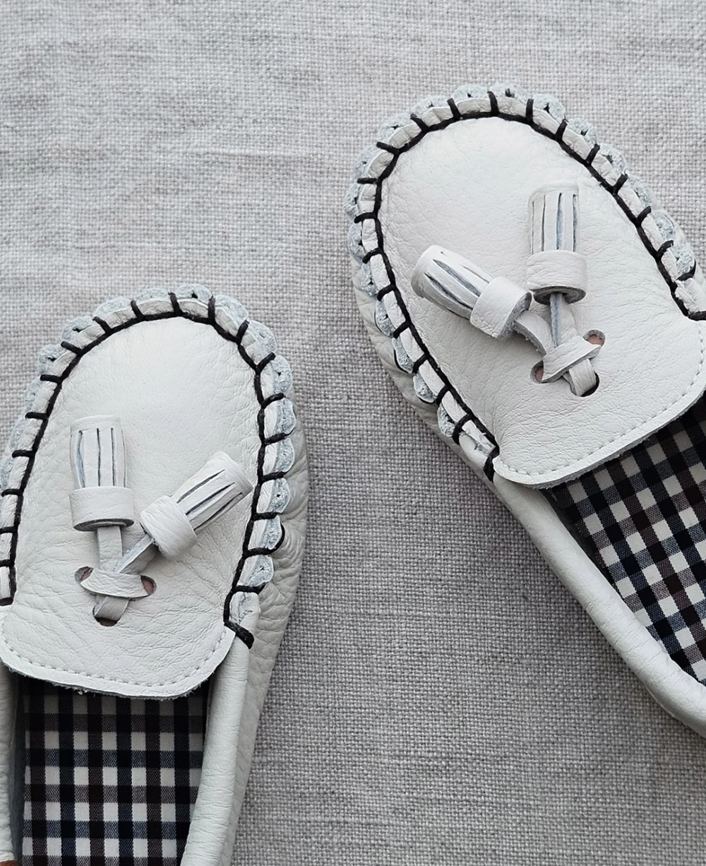 Oello手工牛皮鞋_Loafer shoes奶白