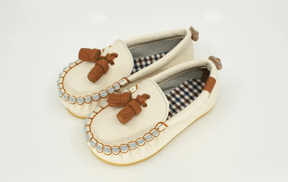 Oello手工牛皮鞋_Loafer shoes奶白