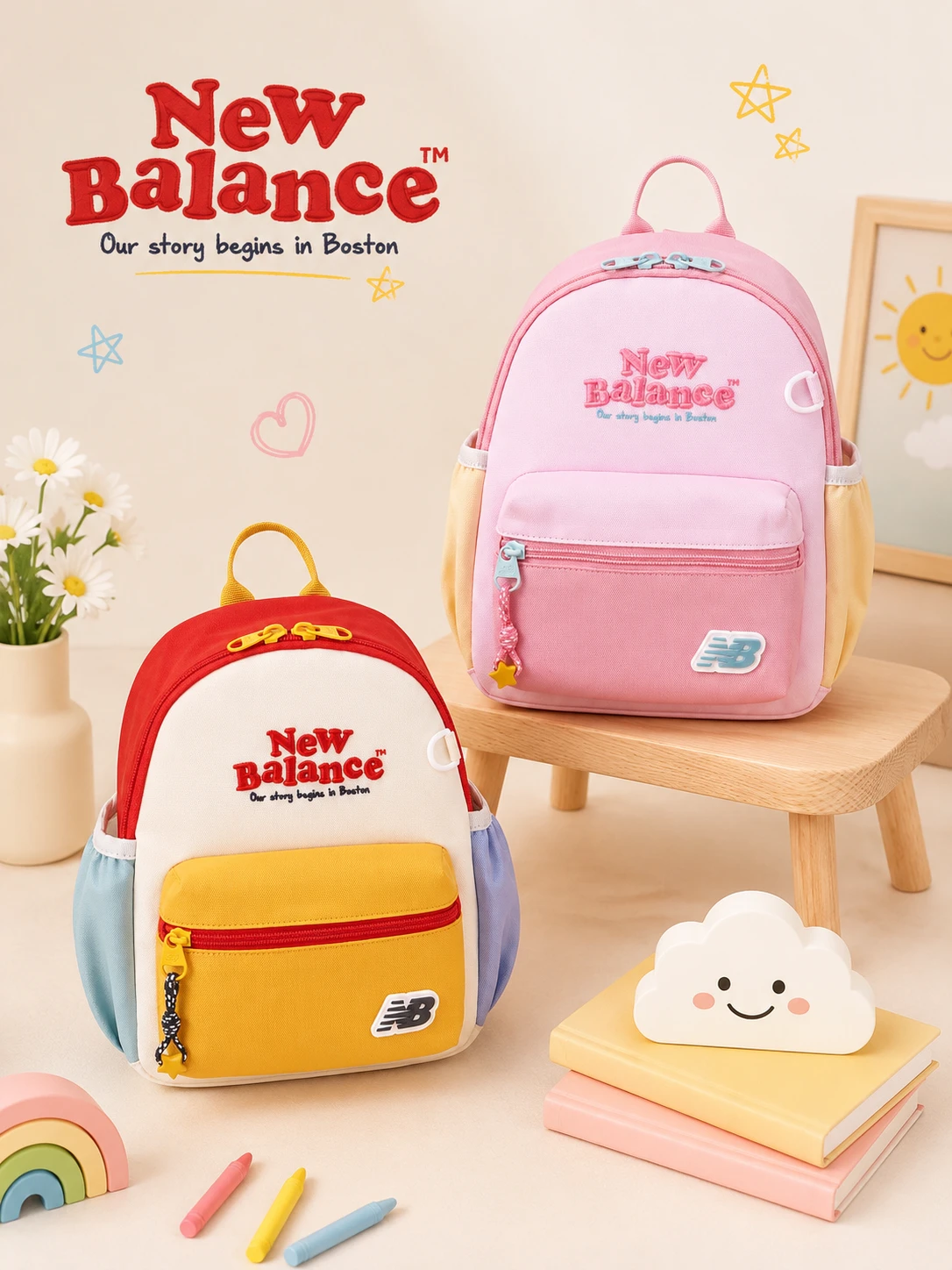 New Balance Kids 新款防走失迷你後背包