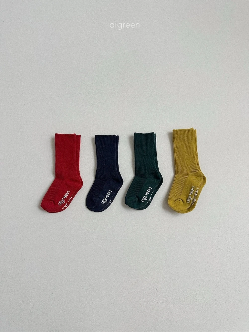 Digreen 鮮豔色襪子(4-pack)