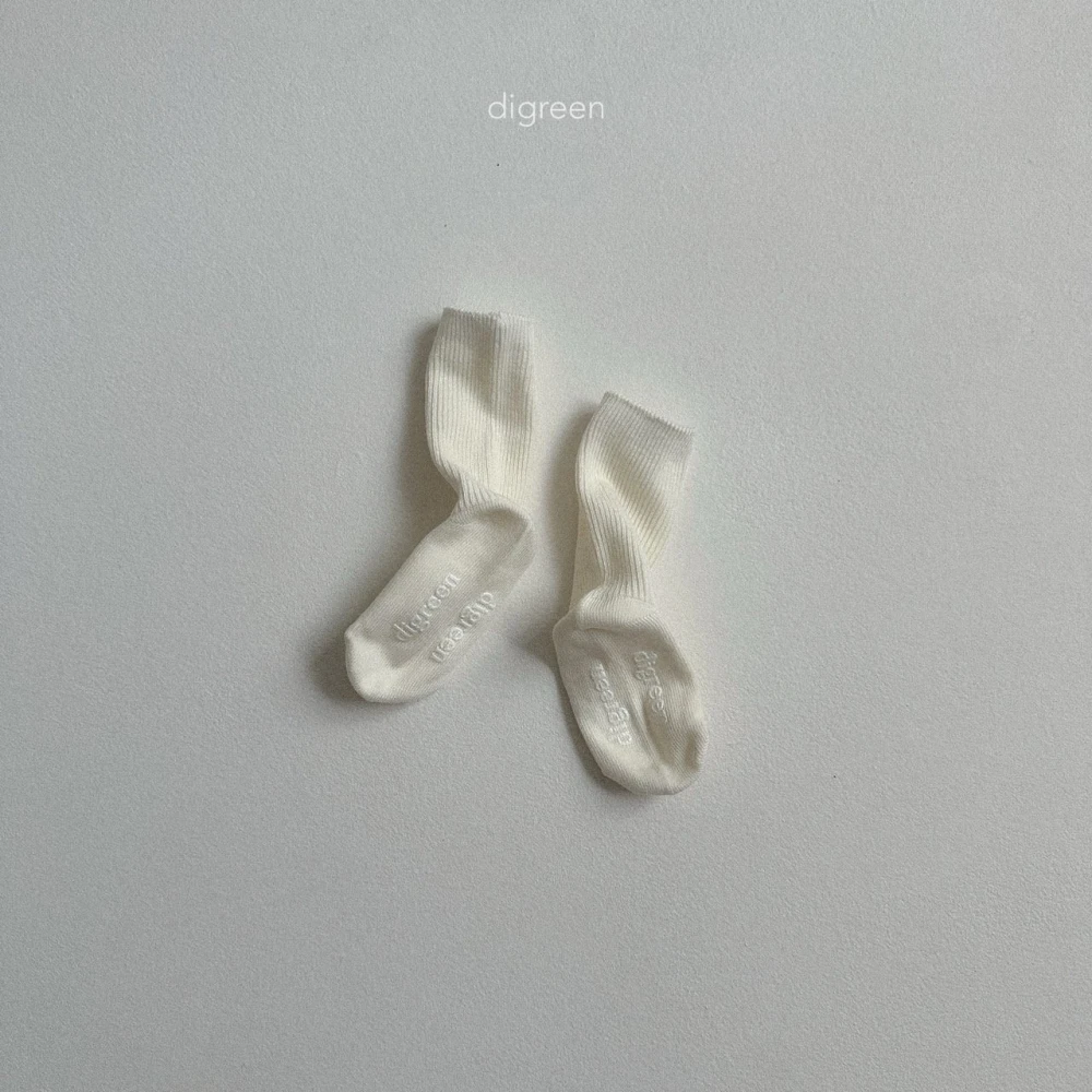 Digreen 白綠咖襪子(3-pack)