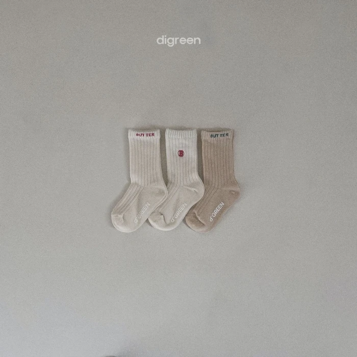 Digreen 奶油襪子(3-pack)