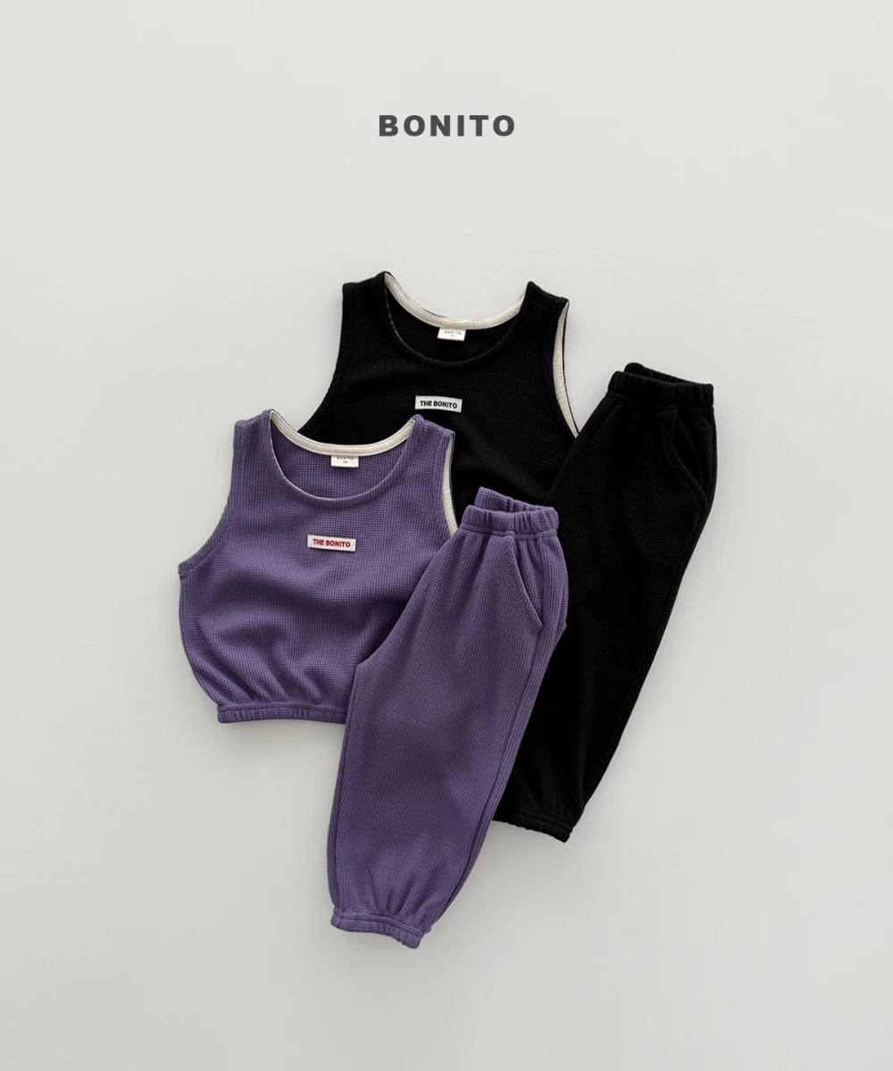 Bonito 華夫格背心套裝