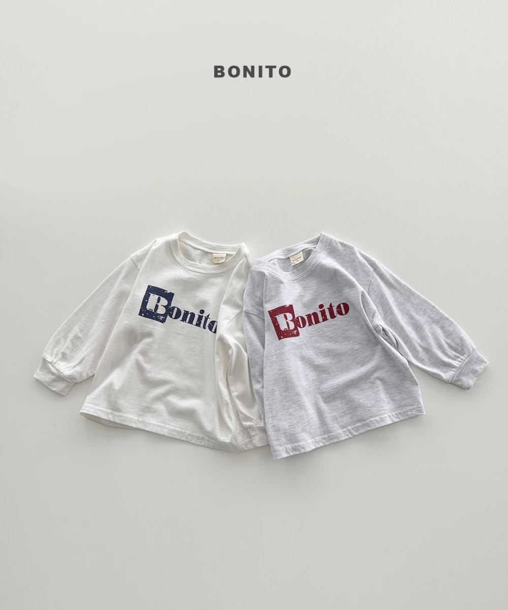 Bonito 復古刷字上衣