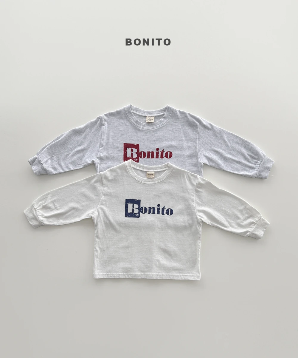 Bonito 復古刷字上衣