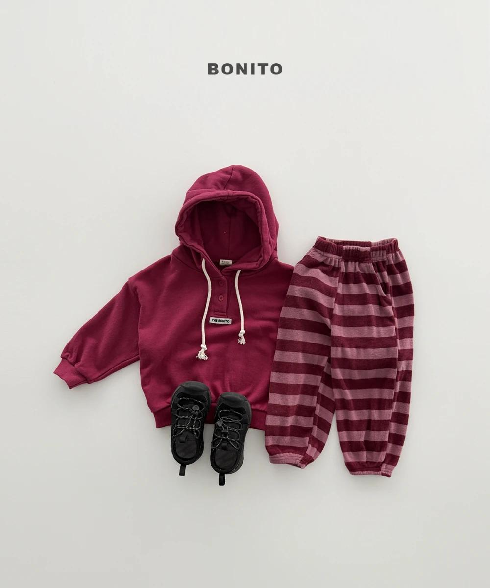 Bonito 條紋慢跑褲