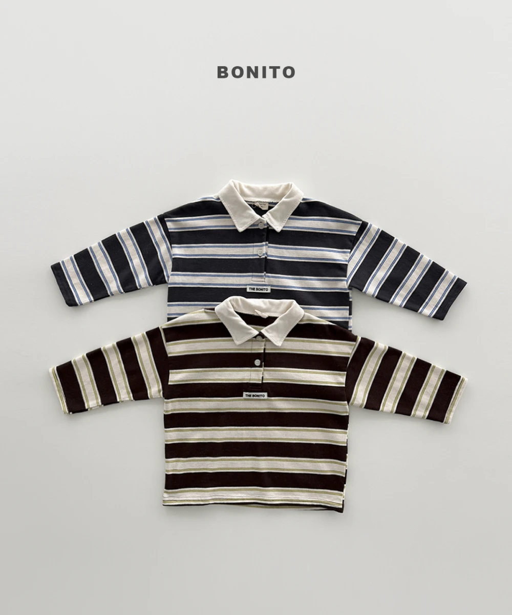 Bonito 條紋POLO衫