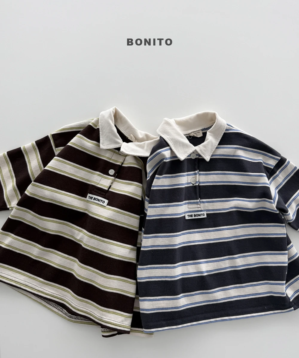 Bonito 條紋POLO衫