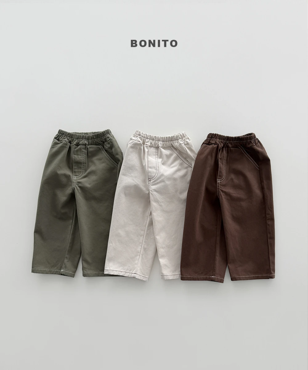 Bonito 車縫棉質長褲