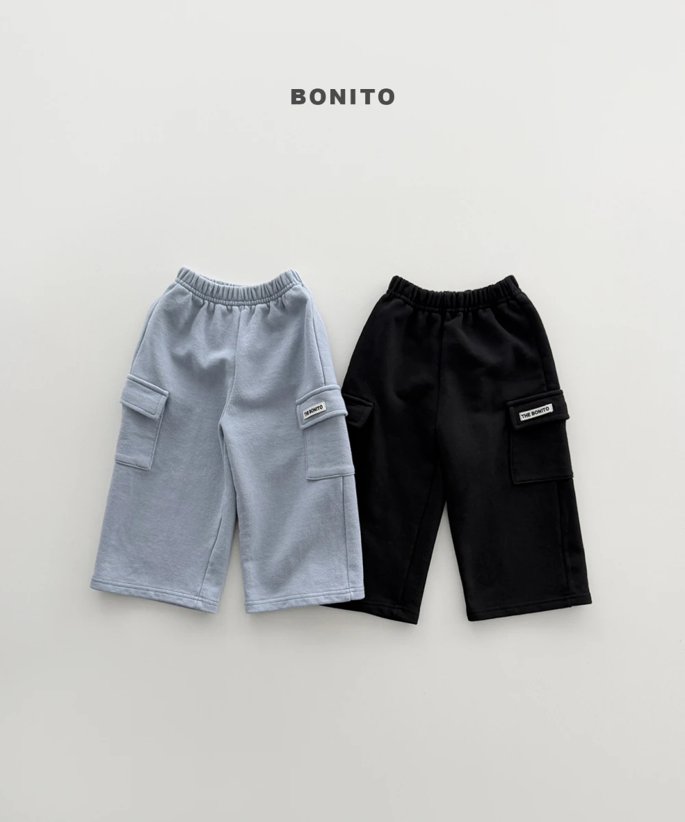 Bonito 毛圈布工裝褲