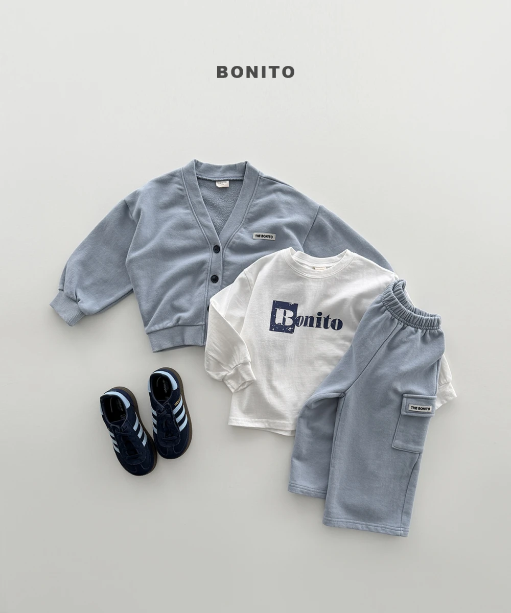 Bonito 毛圈布工裝褲