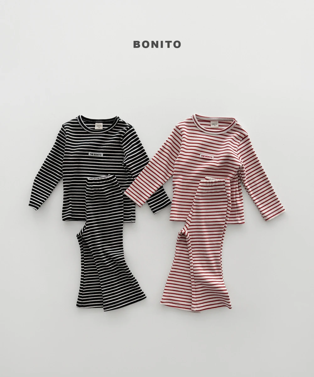 Bonito 條紋修身套裝