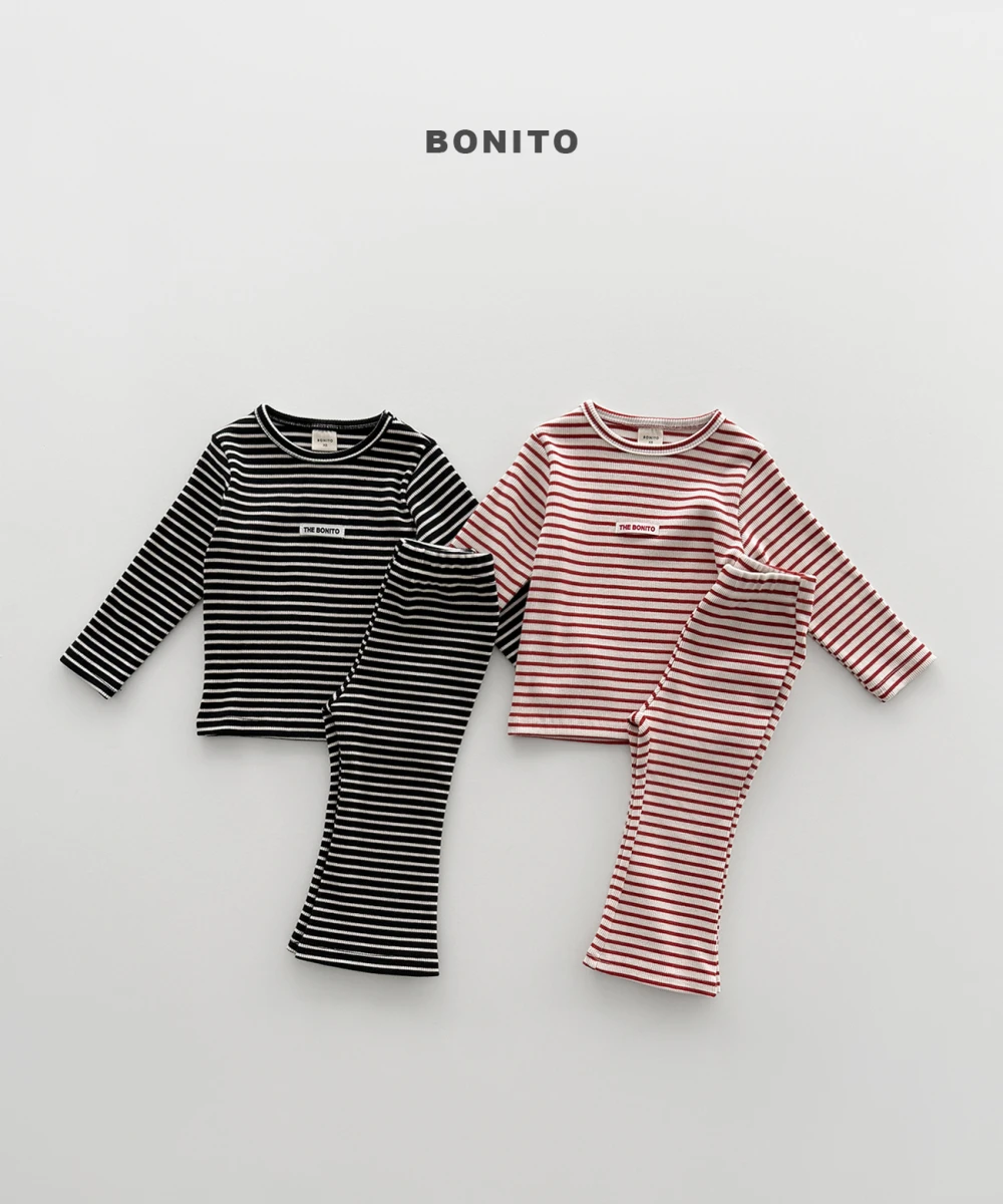 Bonito 條紋修身套裝