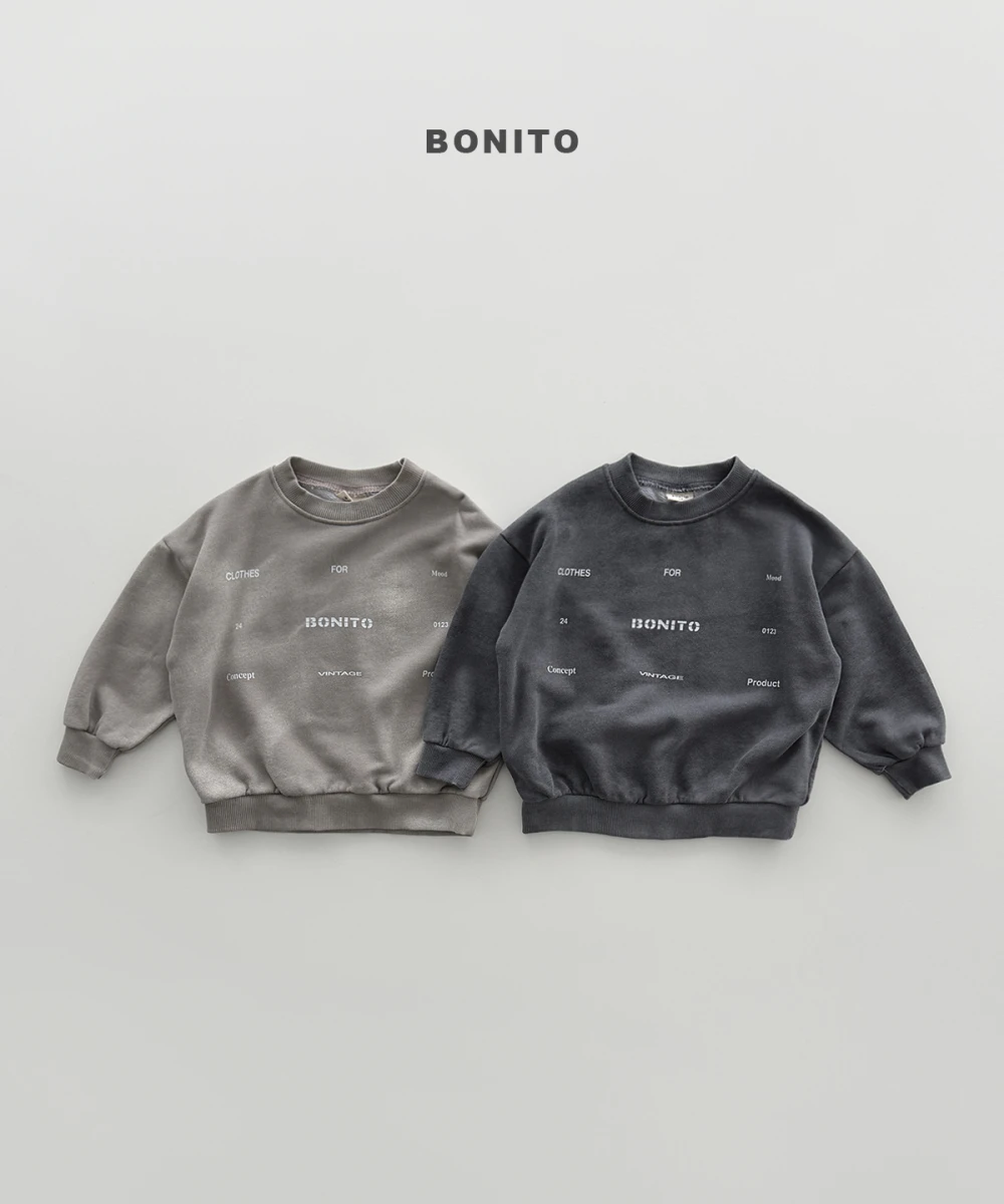 Bonito 霧感色大學T