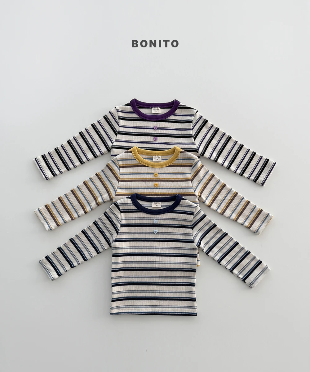 Bonito 心形紐扣款T恤