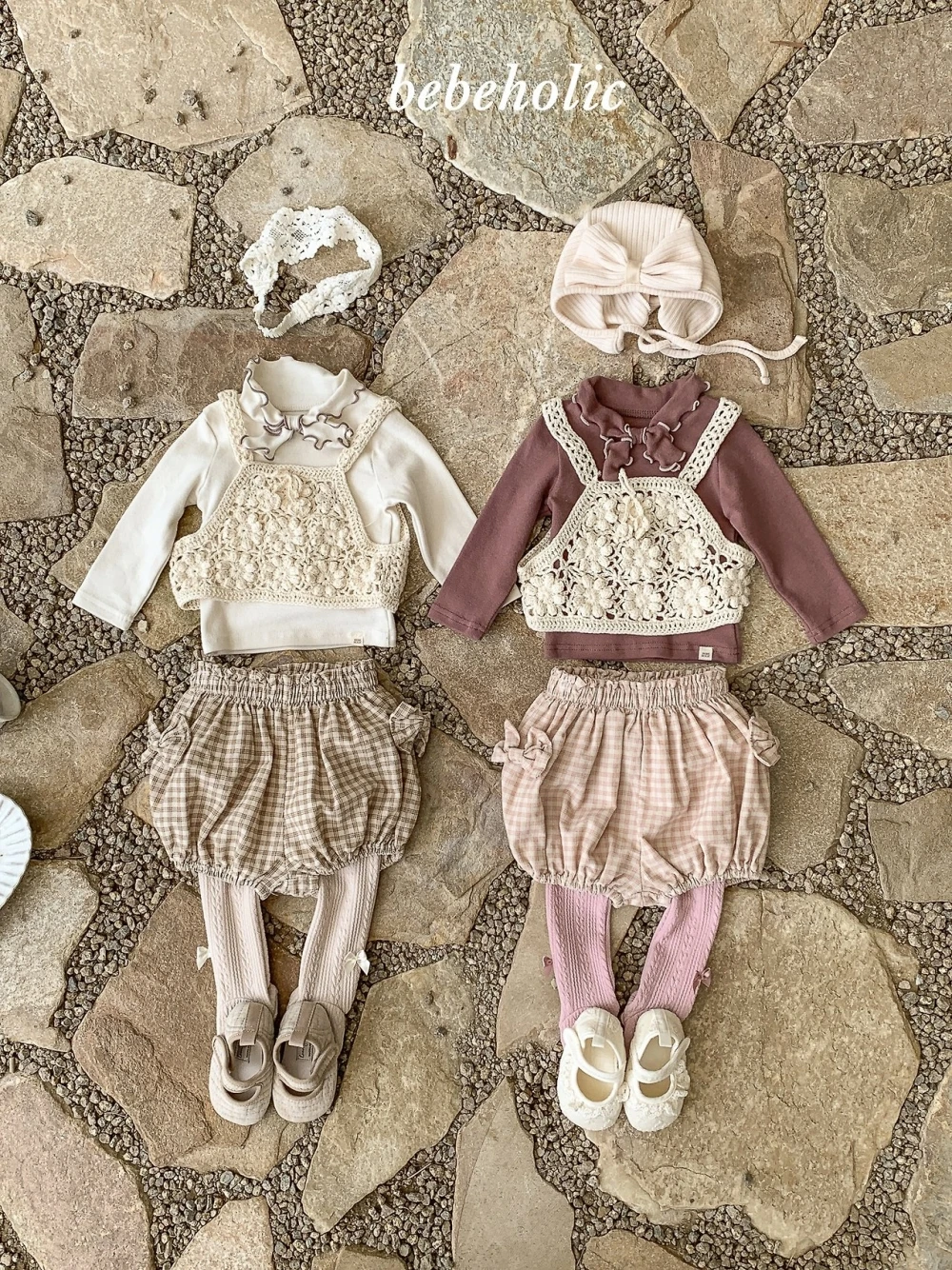 Bebe holic 蝴蝶結燈籠褲