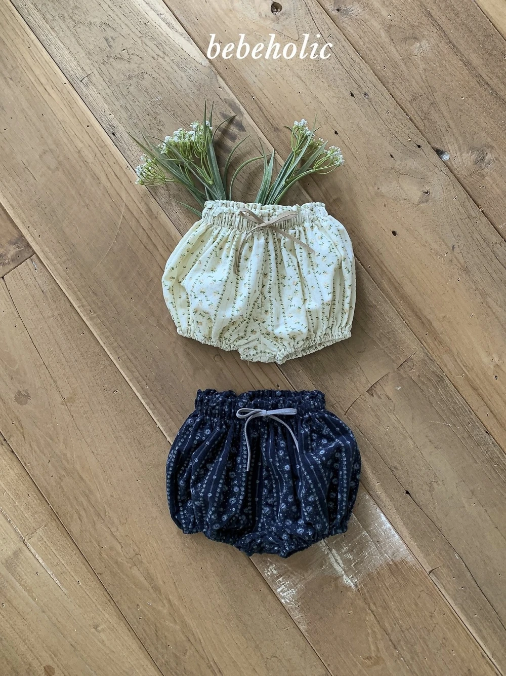 Bebe holic 森林花語燈籠褲