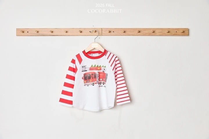 Coco Rabbit 消防車T恤