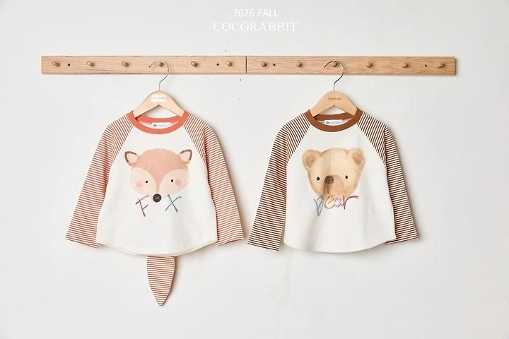Coco Rabbit 狐狸小熊小尾巴T恤