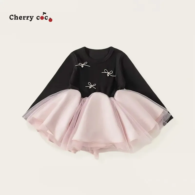 Cherry coco 蝴蝶結甜心澎澎紗裙