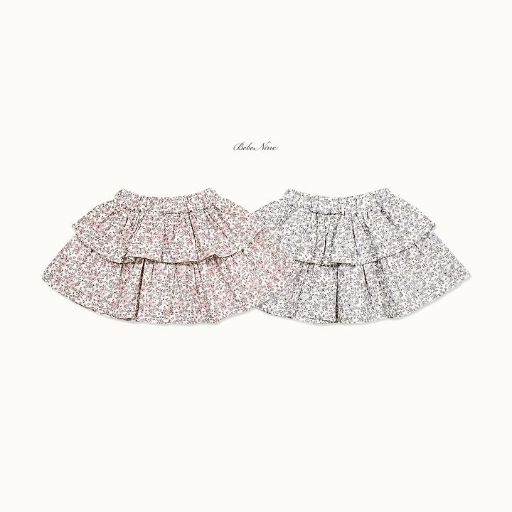 Bebe nine 小碎花蛋糕裙