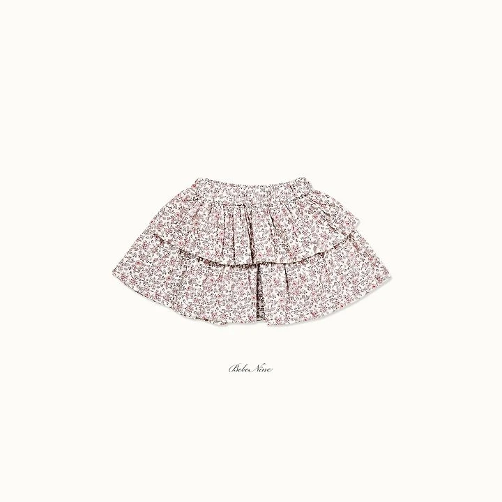 Bebe nine 小碎花蛋糕裙