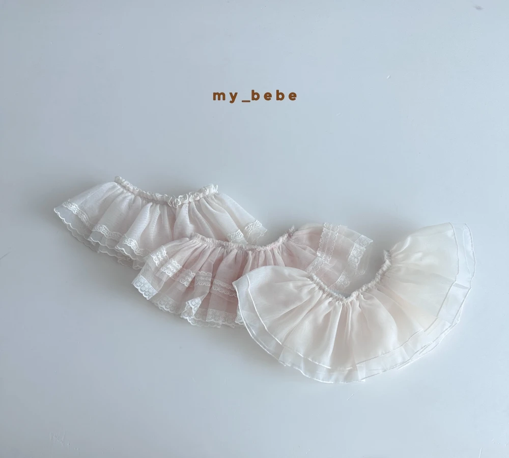 My bebe 蕾絲澎紗襯裙