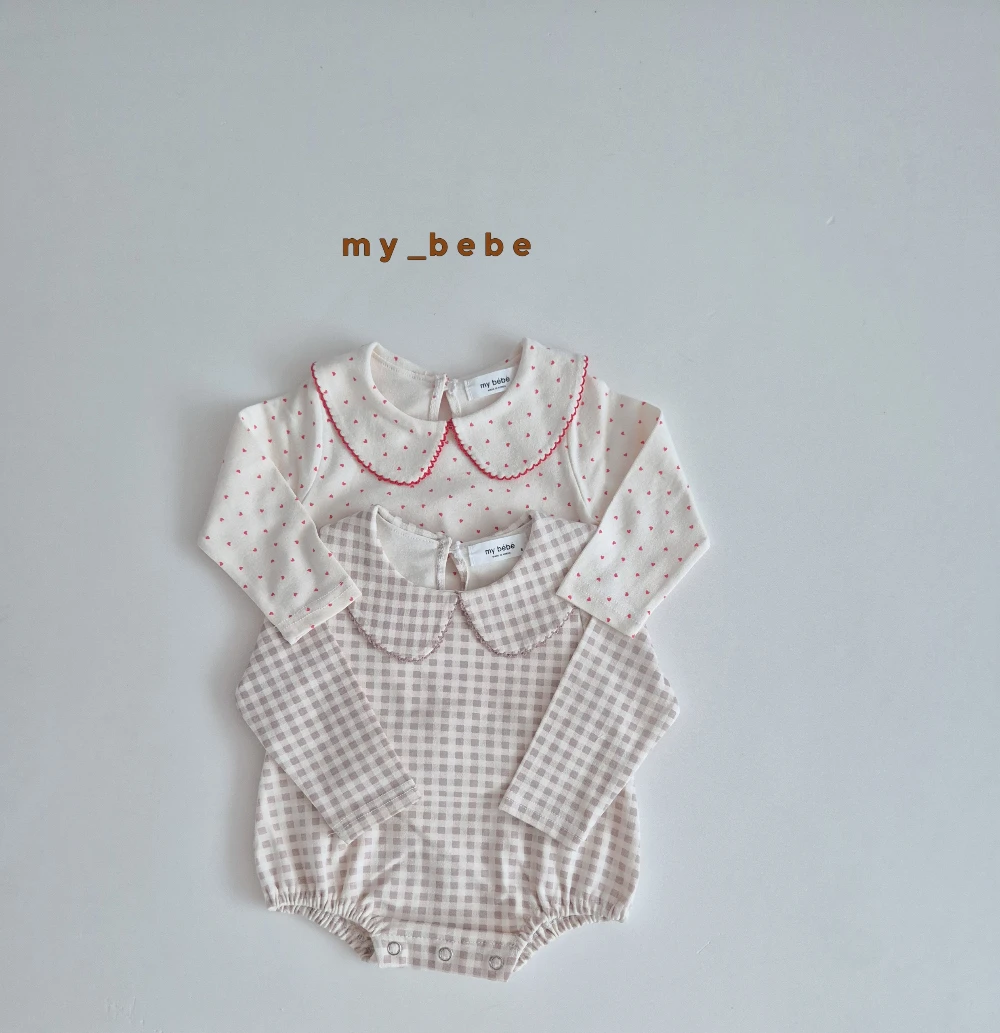 My bebe 滾線翻領包屁衣