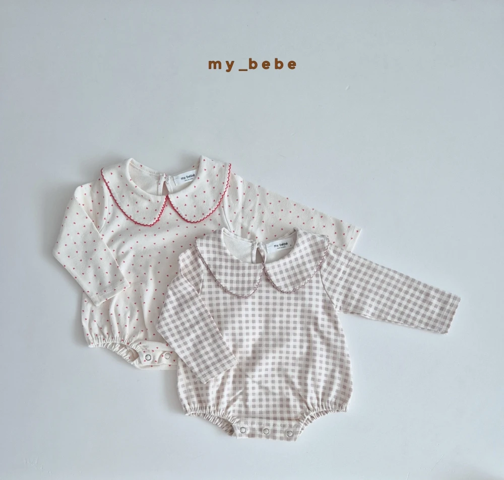 My bebe 滾線翻領包屁衣