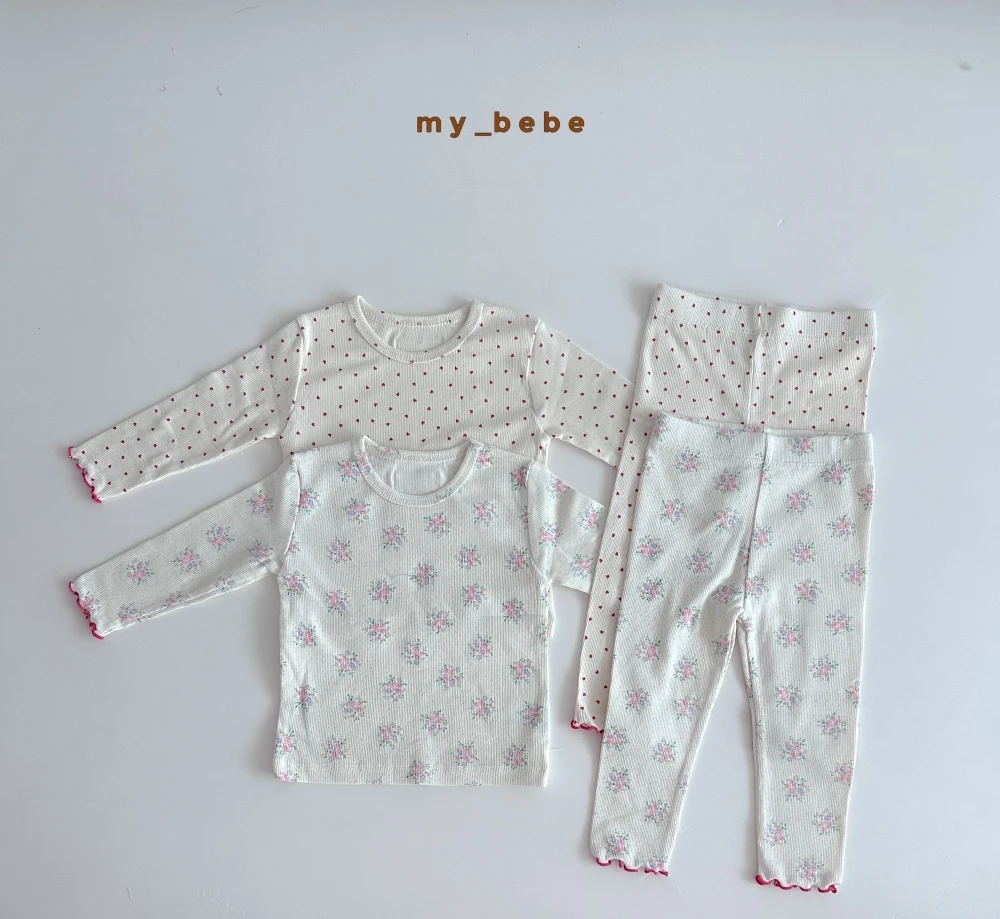 My bebe 羅紋家居服套裝