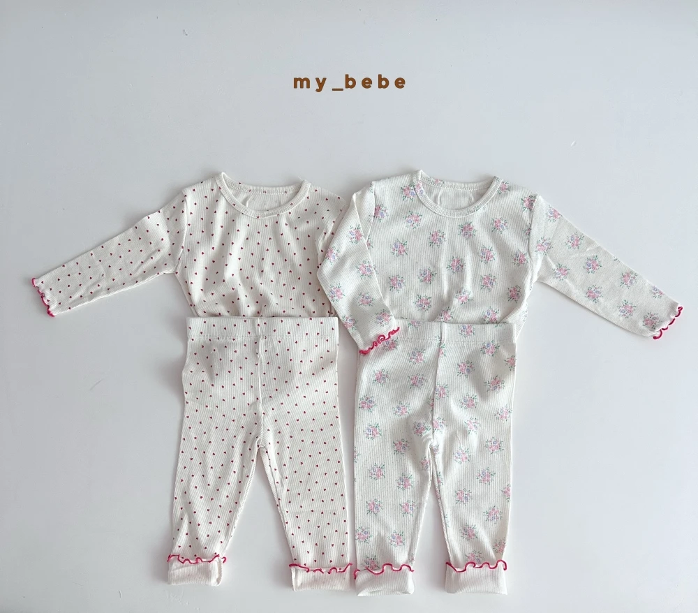 My bebe 羅紋家居服套裝