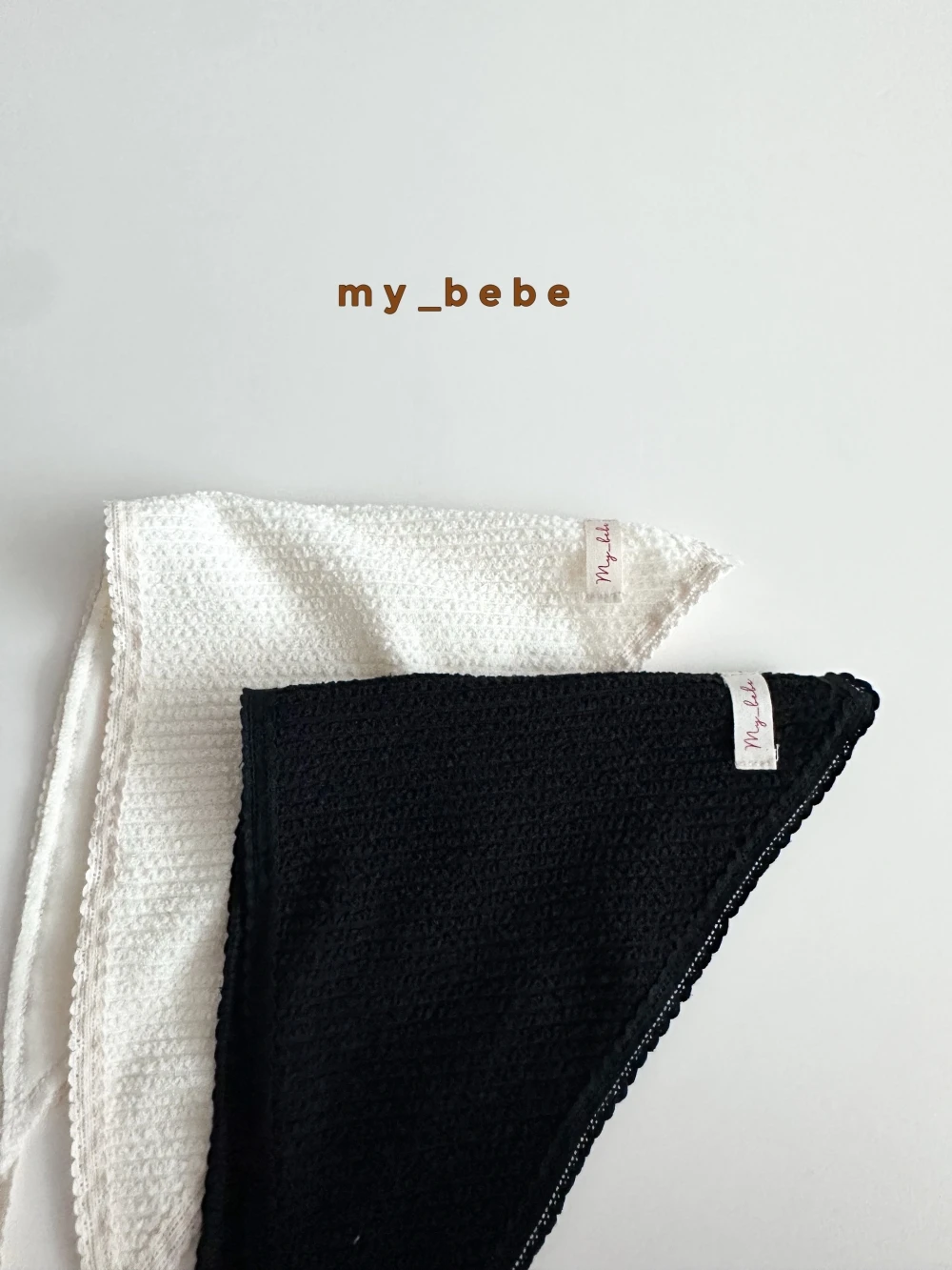 My bebe 泰迪絨頭巾