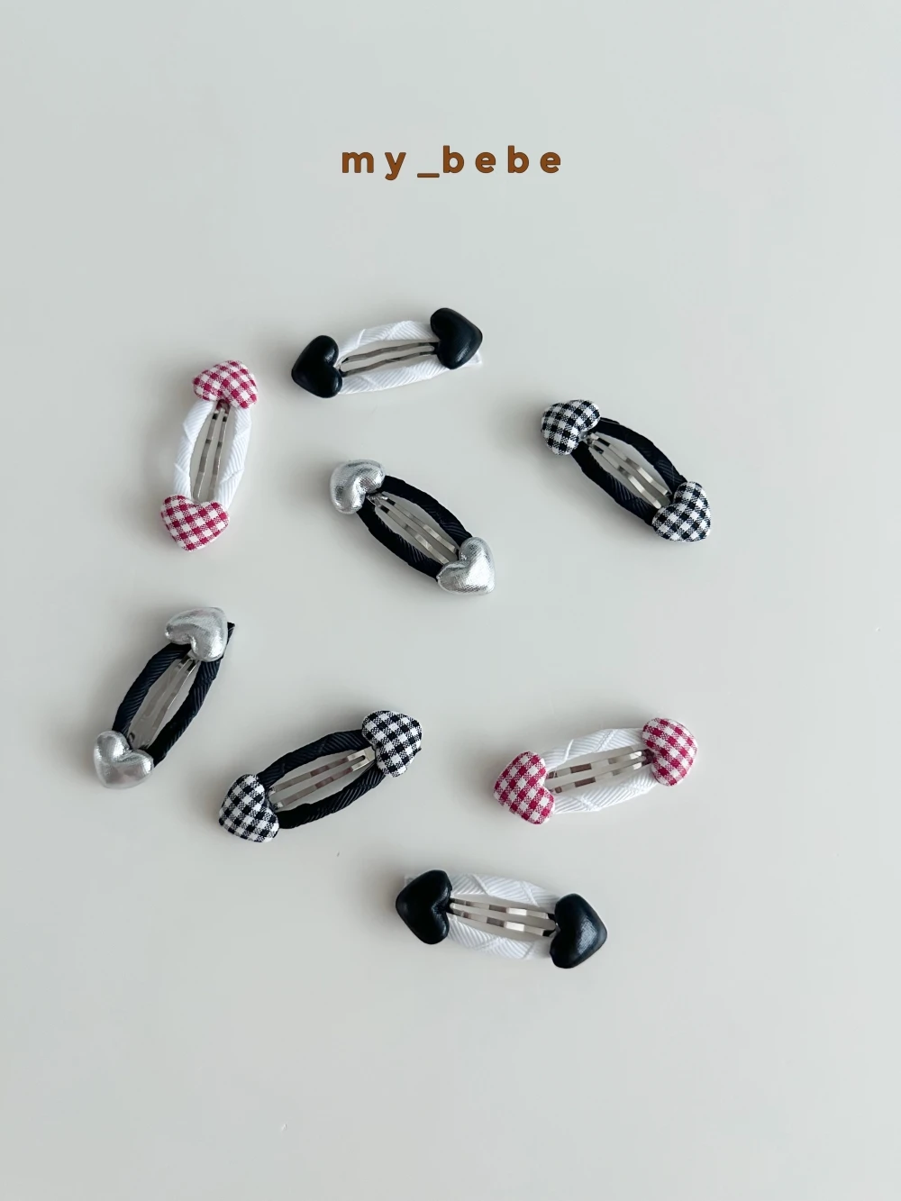 My bebe 愛心髮夾(2-pack)
