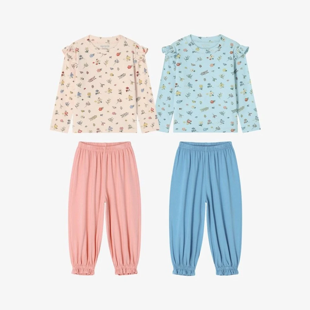 Rototo 小碎花荷葉邊家居服