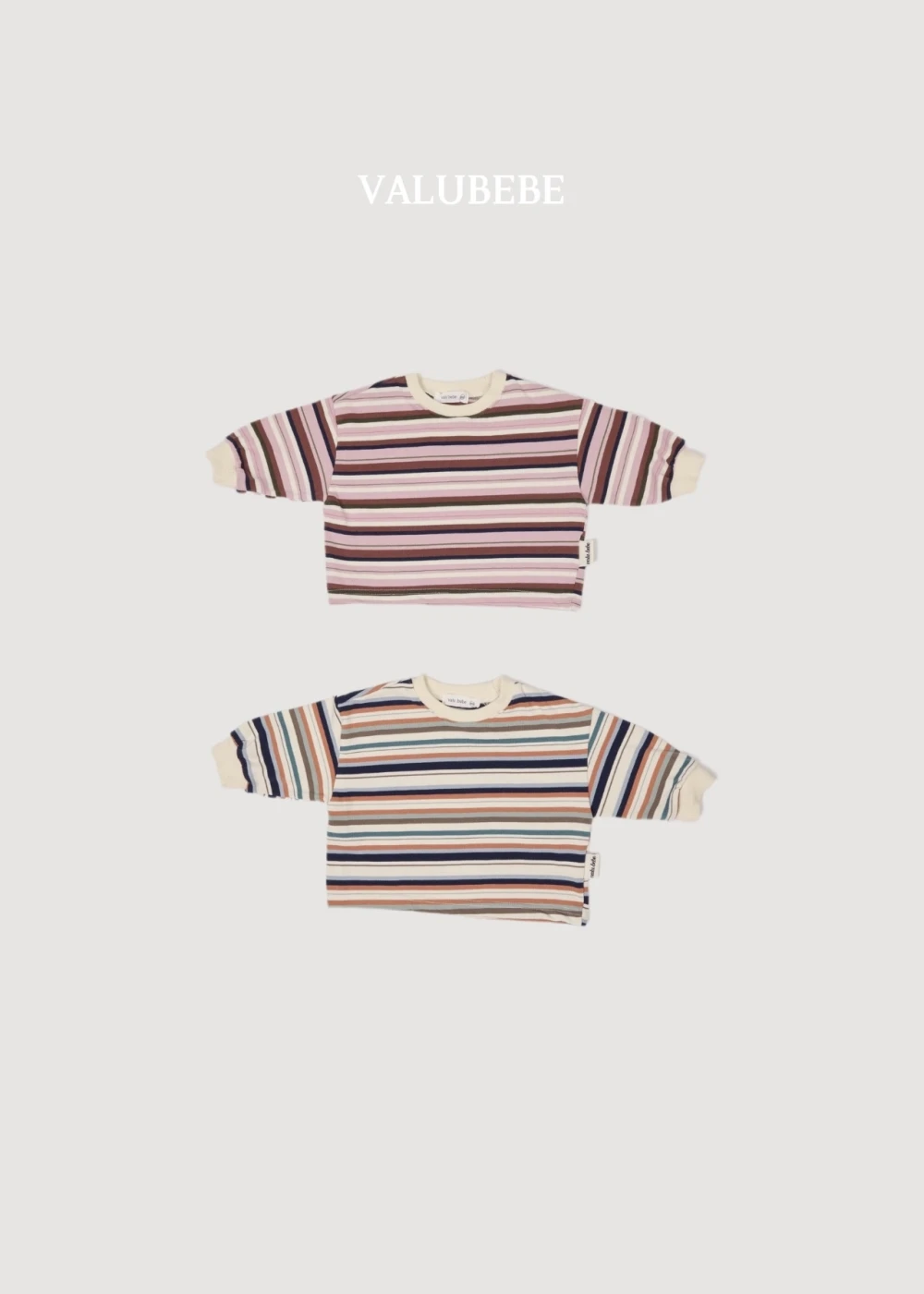 Valubebe 棕櫚條紋上衣