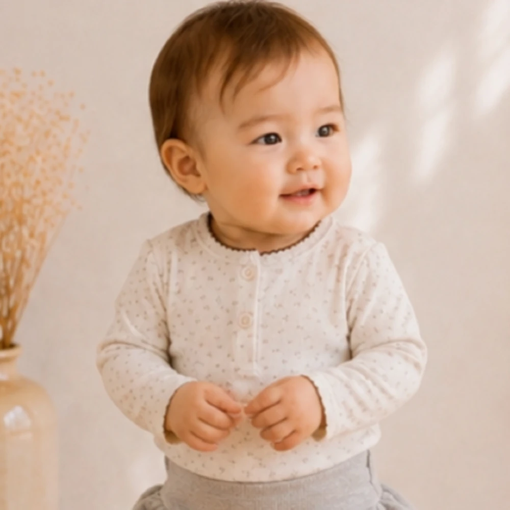 Valubebe 透氣網眼花邊上衣