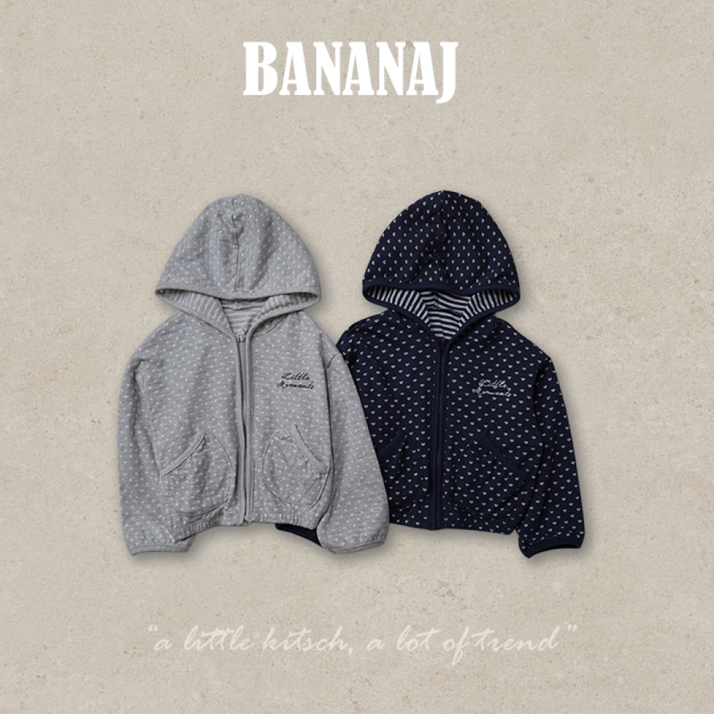 BananaJ 圓點連帽外套