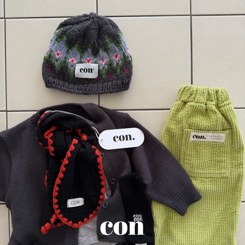 Con 玩色花邊圍巾