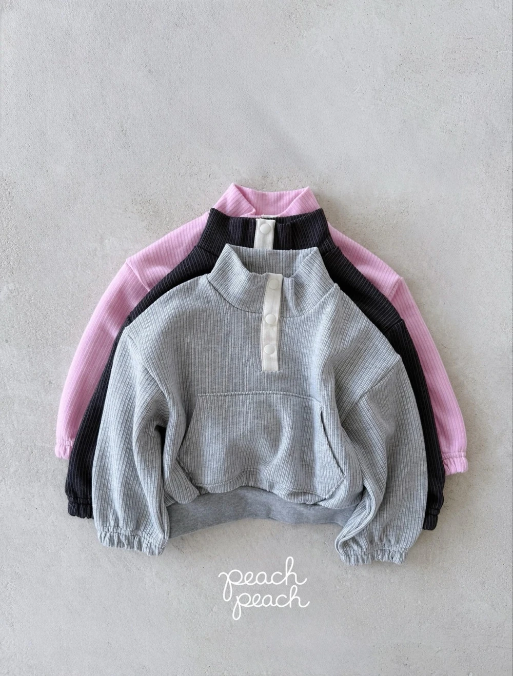Peach peach 復古條紋POLO衫