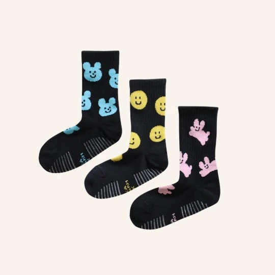 Kokacharm 黑色派對 3入襪