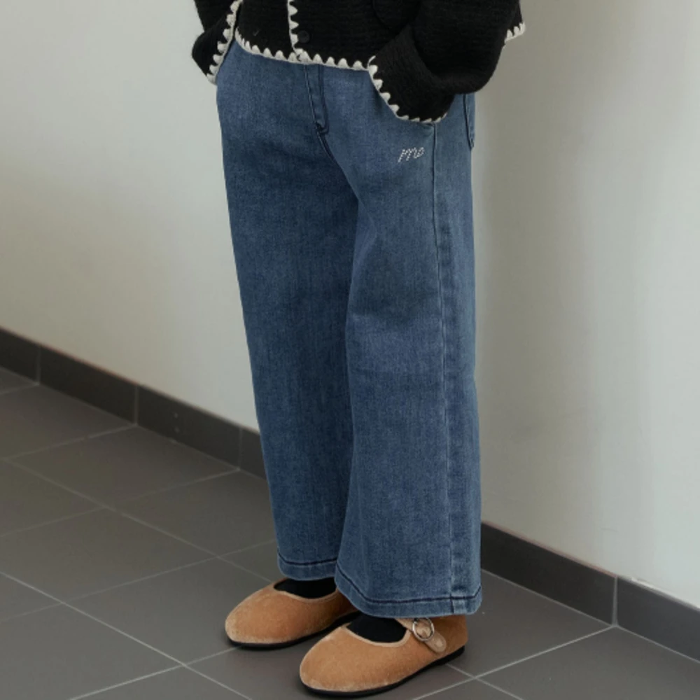 Momoann 閃亮蝴蝶結牛仔褲