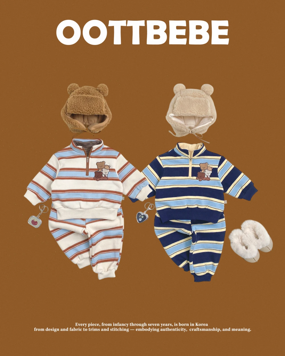 Oottbebe 泰迪熊朋友套裝