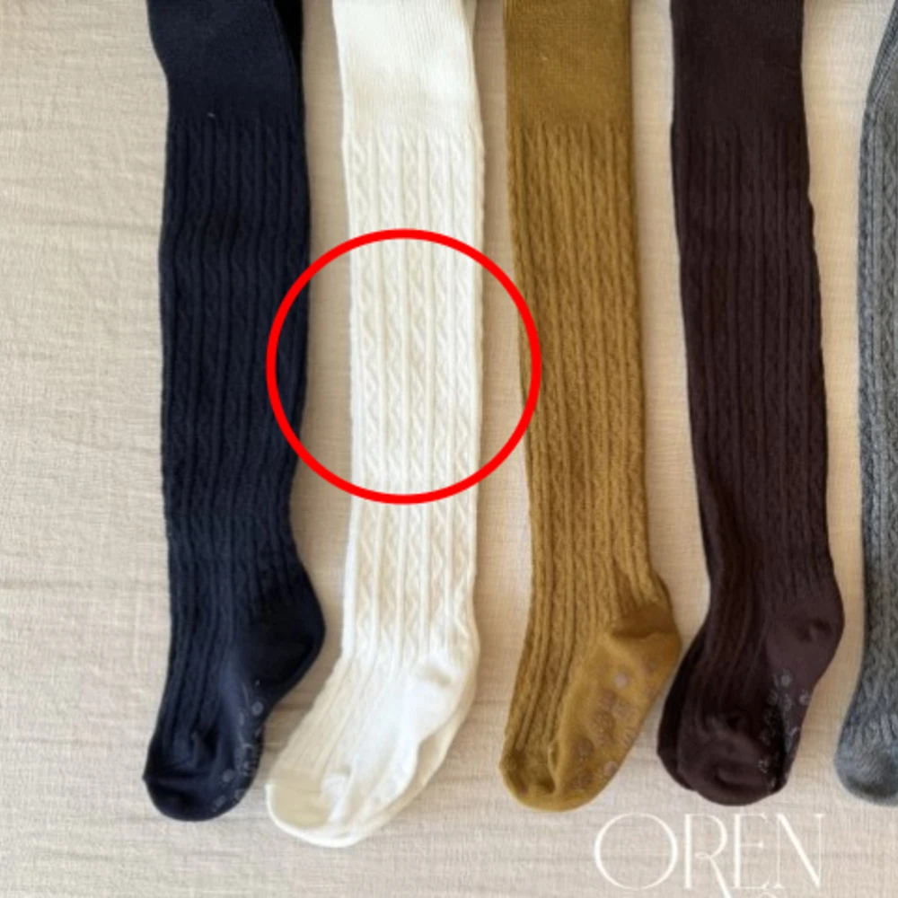 Oren 麻花針織褲襪
