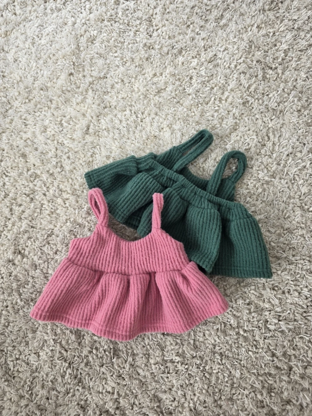 Color 厚實坑條小背心